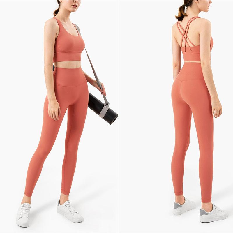 Seamless Yoga Set Women Fitness Sportswear Sports Suits Gym Clothing Workout Clothes -OS00734-Veeddydropshipping
