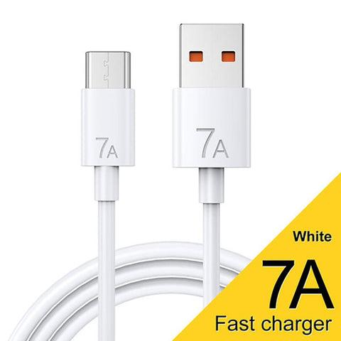 Tkey 7A Superfast Charging Cable USB C Fast Charger Cables Data Cord For Huawe-PA00018-Veeddydropshipping