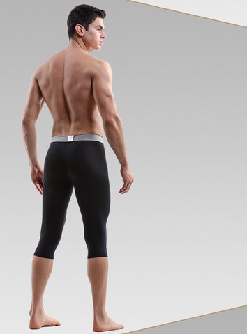 Modal Quality Sexy Pouch Panties Men&#39;s Boxer Running Long Leg Underpants for Men-MF01726-Veeddydropshipping