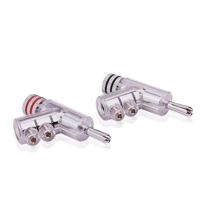 Banana Plug Hi-End Copper For 4mm Head Self-Locking Speaker Connector Audio-CE00210-Veeddydropshipping