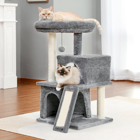 Cat Tree Luxury Cat Towers with Double Condos-HA01427-Veeddydropshipping