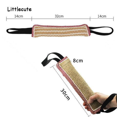Dog Biting Pillow Tug Stick Hemp Training-HA01515-Veeddydropshipping