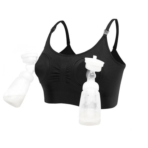Maternity Bra Cotton Bra For Nursing Push Up Hands Free Breast Pump-TB00646-Veeddydropshipping