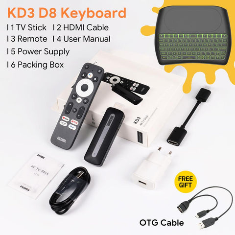 Android 11 TV Stick with Dolby Audio 2+8G Google Certified Google TV Stream -CE01012-Veeddydropshipping