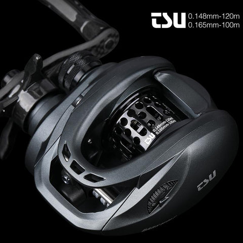 135g Bait Finesse Low Profile Baitcast Reel Dark Wolf 50S 4kg Ligh Game Casting Fishing -OS00378-Veeddydropshipping