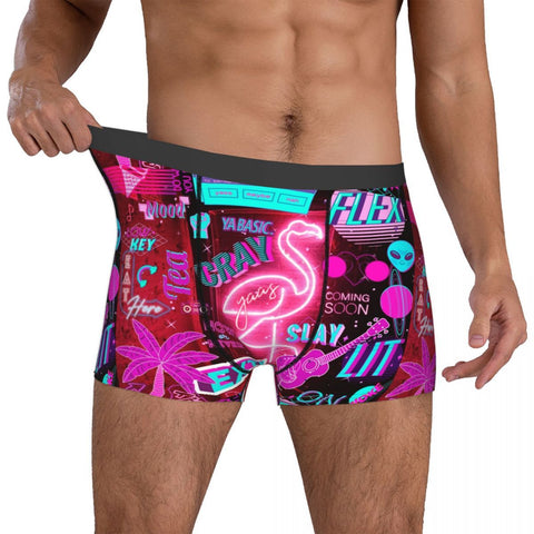 Vaporwave Men Underwear Boxer Briefs Shorts Panties Sexy-MF01469-Veeddydropshipping