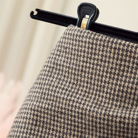 Winter Woolen Houndstooth Hip Skirt for Women-WF00090-Veeddydropshipping