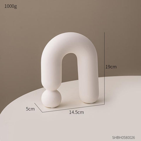 modern desk ceramic vase decorative vases-HA00250-Veeddydropshipping
