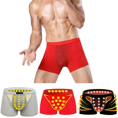 Underwear Magnetic Therapy Health Care Shorts Big Crotch Boxer Briefs-MF01721-Veeddydropshipping