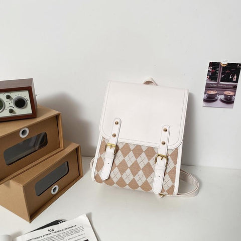 Purses High Quality Leather Female Vintage Bag School Bags Travel Bagpack-BS00051-Veeddydropshipping