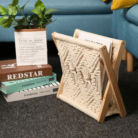 Nordic Cotton Woven Storage Basket-HA01601-Veeddydropshipping