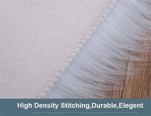 Faux Fur Area Rugs Artificial Sheepskin Fur Carpet-HA00479-Veeddydropshipping