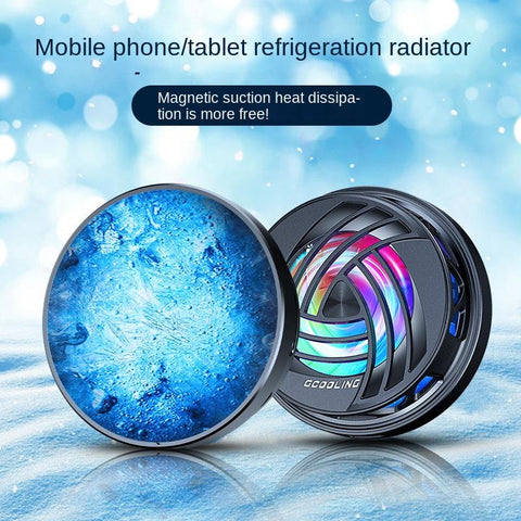 2022 new mobile phone cooler radiator Magsafe PUBG RGB phone tablet radiator semiconductor-PA00612-Veeddydropshipping