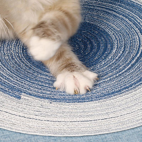 Hand-crafted Ramie Mat For Cats-HA01446-Veeddydropshipping