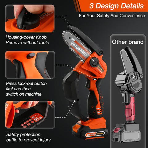 Electric Pruning Chainsaw Tools-TI00026-Veeddydropshipping