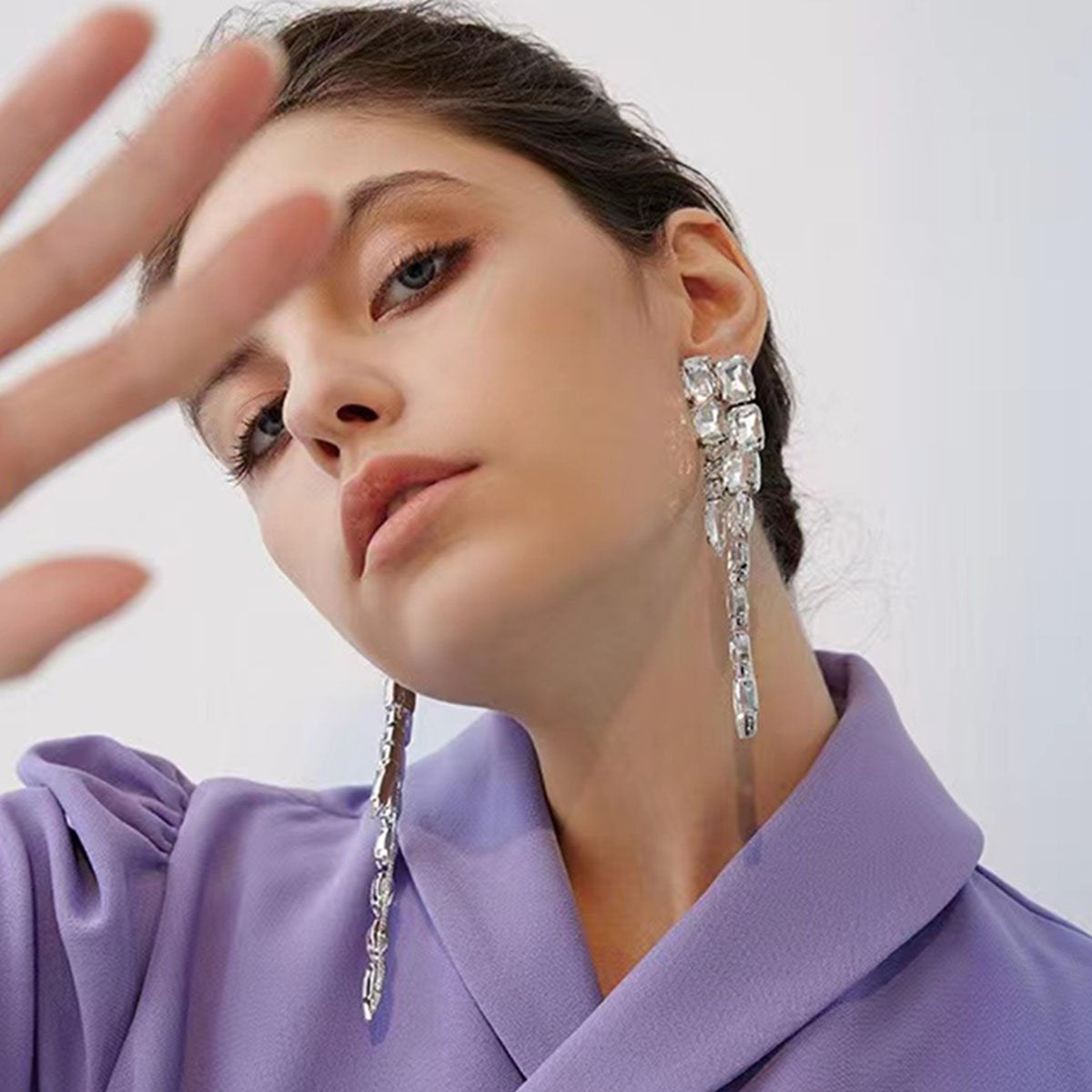 Dangling Drop Earrings Accessories Fashion Statement Earrings Jewelry-JW01435-Veeddydropshipping