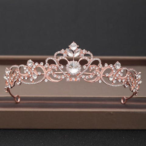 Wedding Crown Hair Jewelry Bridal Headpiece Hair Accessories -JW00461-Veeddydropshipping