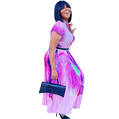 African Dresses For Women Elegant-WF01492-Veeddydropshipping