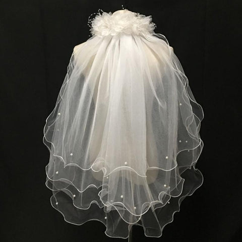 Bride Multi Layer Wedding Veil Headband-WF01454-Veeddydropshipping