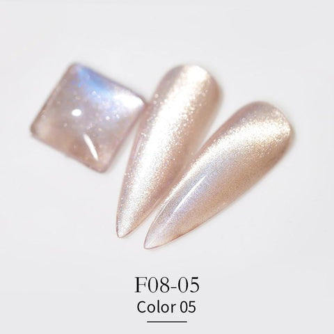 Cat Eye Nail Gel Polish Magnet Hybrid Laser Colorful Nail Art -BH00995-Veeddydropshipping