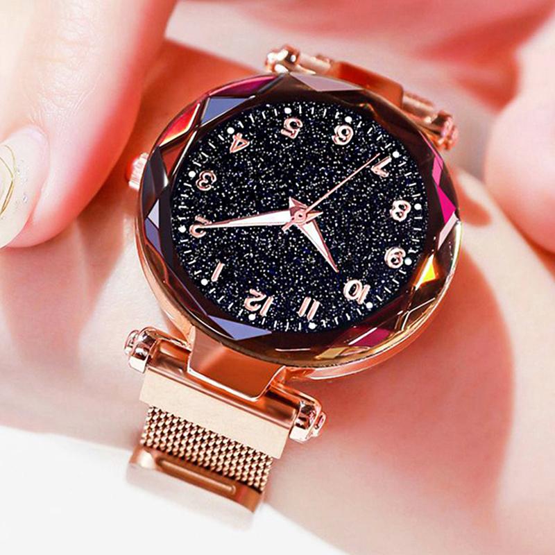 Luxury Women Watches Starry Sky Female Clock Quartz Wristwatch -JW01093-Veeddydropshipping