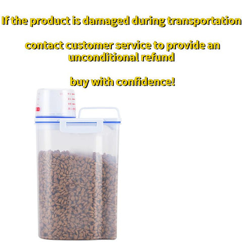 Food Pail Plastic Storage Measuring Cup Container-HA00816-Veeddydropshipping