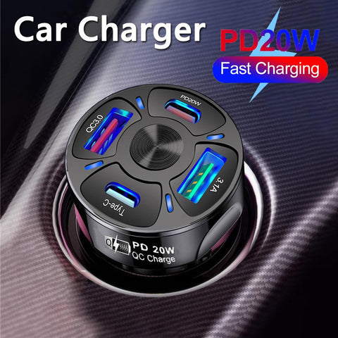 USB Car Charge Quick Charge QC3.0 PD USB-PA01178-Veeddydropshipping