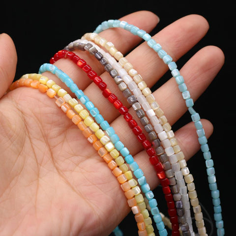 Natural Stone Sea Shell Loosely Spaced Beads Be Used For DIY -JW01525-Veeddydropshipping