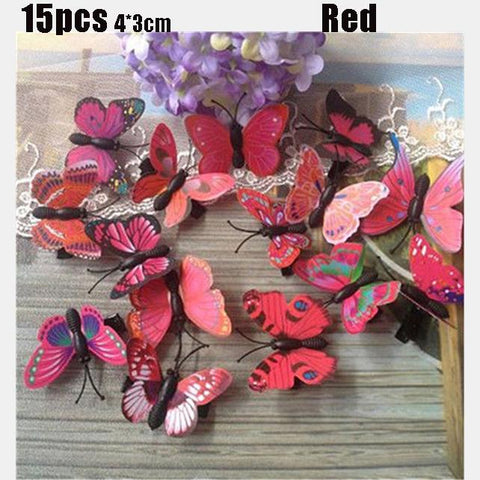 12/15pcsButterfly Barrettes Hair Clips Pins Hair Jewelry -JW00526-Veeddydropshipping