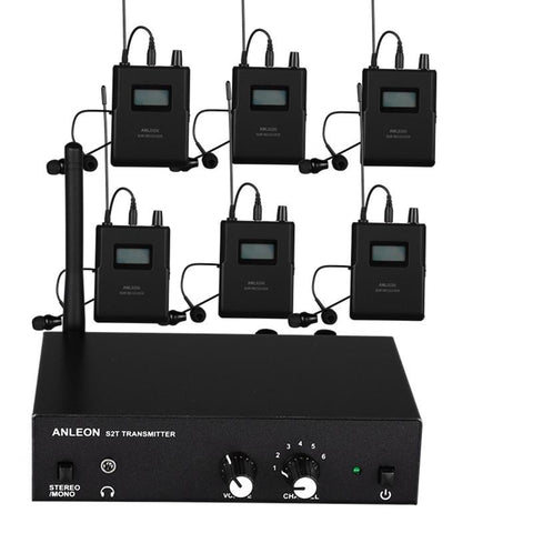 For ANLEON S2 UHF Stereo Wireless Monitor System 670-680MHZ 100-240V -CE00587-Veeddydropshipping