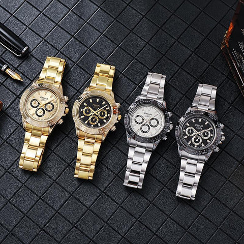 Luxury Famous Watches For Men Stainless Steel  Quartz Wristwatches -JW00819-Veeddydropshipping