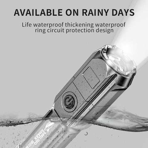 ABS Strong Light Focusing Flashlight Outdoor Portable Household-TI00774-Veeddydropshipping