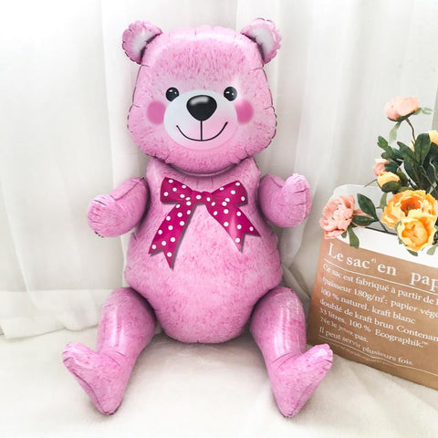 Cartoon Animal Theme With Bear Foil Balloon-HA00611-Veeddydropshipping