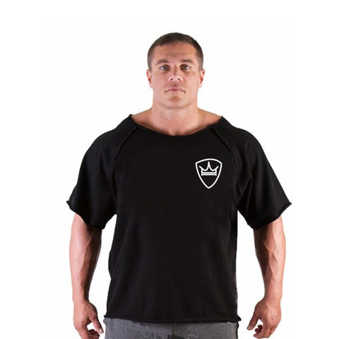 Fashion brand cotton T-shirt top for men's gym fitness shirt for men-Veeddydropshipping