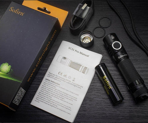 Sofirn SC31 Pro Powerful Rechargeable LED Flashlight 18650 Torch USB C-TI00771-Veeddydropshipping