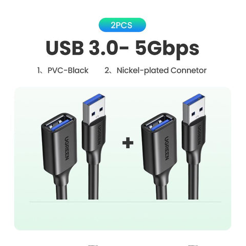 USB 3.0 Cable USB Extension Cable Male to Female Data Cable USB3.0 Extender-CE00380-Veeddydropshipping