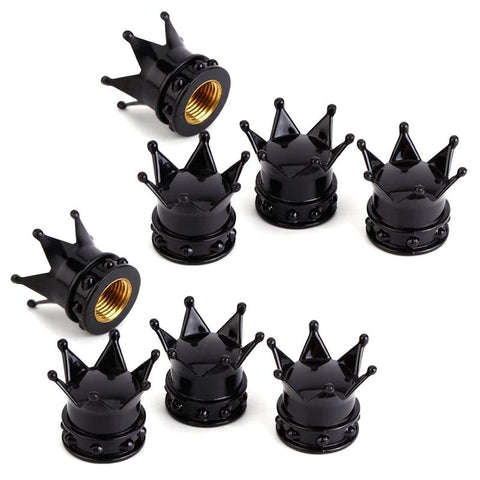 Tire Air Valve Caps Black Bicycle Motorcycle Car Wheel-CO00631-Veeddydropshipping
