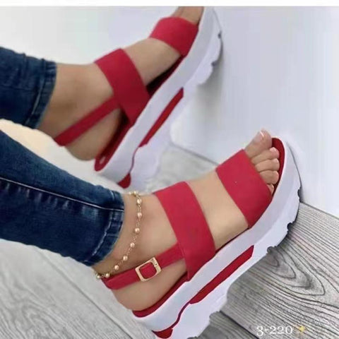 Platform Shoes Summer Beach Sandalias Mujer Casual Elegant Wedges-BS00816-Veeddydropshipping