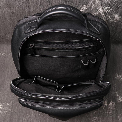 Leather Men and Women Backpacks Fashion Casual Laptop Bags-BS00346-Veeddydropshipping