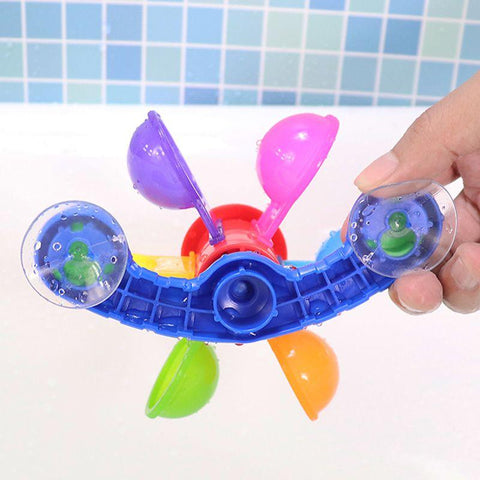 Baby Bath Toys Colorful Waterwheel Bathing Sucker Bathtub Water Spray-TB00493-Veeddydropshipping