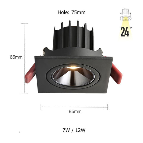 Angle Adjustable Recessed  LED Down light-TI00378-Veeddydropshipping