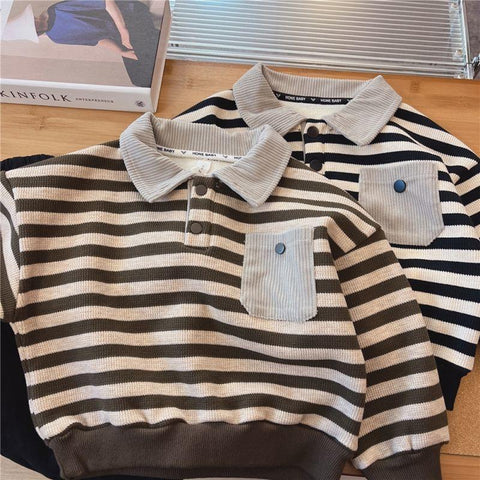 Toddler Kid Baby Boys Autumn Winter Patchwork-Veeddydropshipping