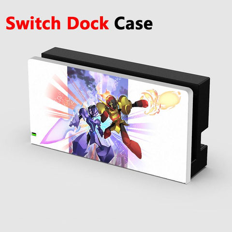 PM Scarlet and Violet ABS Protective Case Shell for Nintendo Switch TV Dock-CE01341-Veeddydropshipping