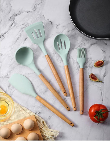 Non-stick Silicone Kitchenware Cooking Utensils Set-HA01943-Veeddydropshipping