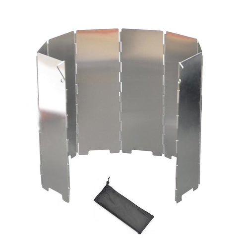 Shield Folding Outdoor Picnic BBQ Gas Stove Camping Screen-OS01248-Veeddydropshipping