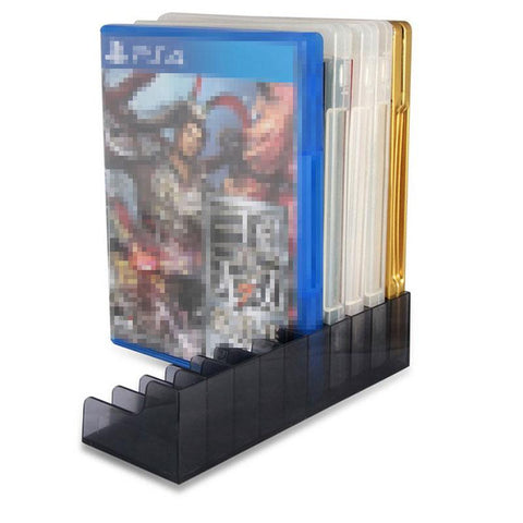 2Pcs/Set PS4/Slim/Pro 10 Game Discs Storage Stand Games Holder Bracket -CE01483-Veeddydropshipping