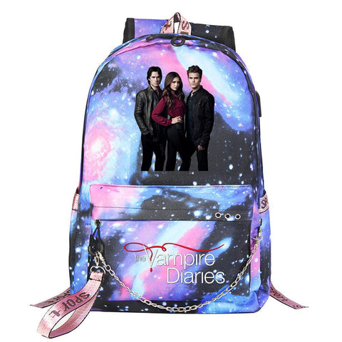 School Bag Women Men Causal Travel Laptop Backpack with-BS00284-Veeddydropshipping