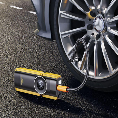 Car Jump Starter Air Compressor Power Bank Lighting 4 In 1 Portable-AM00754-Veeddydropshipping