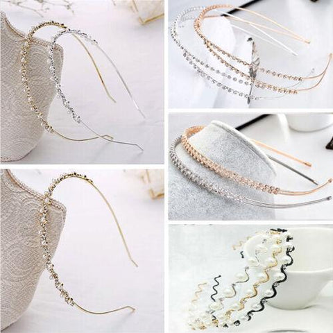 Women Elegant Head Hoop Headband Accessories-WF01117-Veeddydropshipping