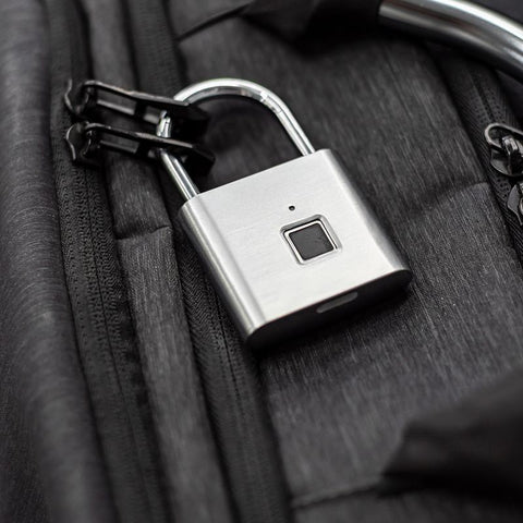 Portable Anti-theft Fingerprint Padlock Zinc-CO00589-Veeddydropshipping